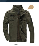 Novo 2023 casual jaqueta militar do exército dos homens plus size M-6XL jaqueta masculina força aérea uma primavera & outono carga jaquetas dos homens casaco