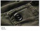 Novo 2023 casual jaqueta militar do exército dos homens plus size M-6XL jaqueta masculina força aérea uma primavera & outono carga jaquetas dos homens casaco