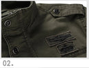Novo 2023 casual jaqueta militar do exército dos homens plus size M-6XL jaqueta masculina força aérea uma primavera & outono carga jaquetas dos homens casaco