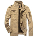 Novo 2023 casual jaqueta militar do exército dos homens plus size M-6XL jaqueta masculina força aérea uma primavera & outono carga jaquetas dos homens casaco