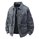Jaqueta Jeans Masculina Marenzzo Loose Fit Resistente