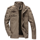 Novo 2023 casual jaqueta militar do exército dos homens plus size M-6XL jaqueta masculina força aérea uma primavera & outono carga jaquetas dos homens casaco