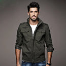 Novo 2023 casual jaqueta militar do exército dos homens plus size M-6XL jaqueta masculina força aérea uma primavera & outono carga jaquetas dos homens casaco