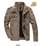 Novo 2023 casual jaqueta militar do exército dos homens plus size M-6XL jaqueta masculina força aérea uma primavera & outono carga jaquetas dos homens casaco