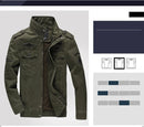 Novo 2023 casual jaqueta militar do exército dos homens plus size M-6XL jaqueta masculina força aérea uma primavera & outono carga jaquetas dos homens casaco