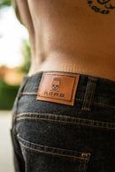 Jorts Basic Black Estoned Krab - Lucatorre